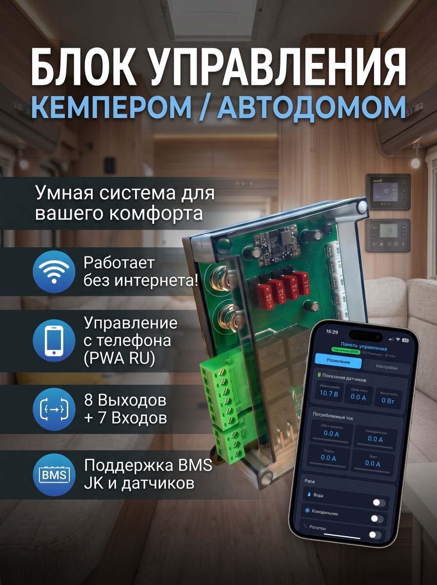 Модуль управления караваном — внешний вид